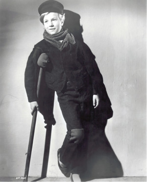 Tiny Tim from A Christmas Carol by Charles Dickens