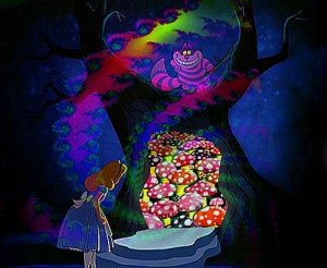 dope lsd acid psychedelic crazy trip pink Alice In Wonderland alice ...