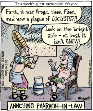 Annoying Pharaoh-in-law for all you snow-haters out there.. haha
