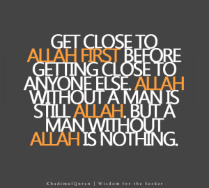 man without Allah
