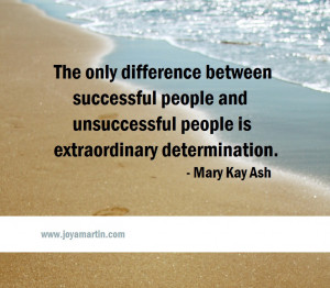 The only difference between successful people and unsuccessful people ...