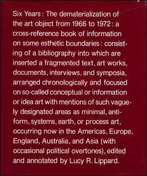 ... Esthetic Boundaries ... / edited and annotated by Lucy R. Lippard