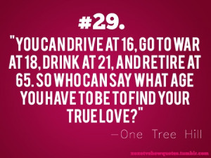 Mr. James- One Tree Hill Quote