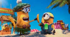 ... and Stuart the Minion from Universal Pictures' Despicable Me 2 (2013
