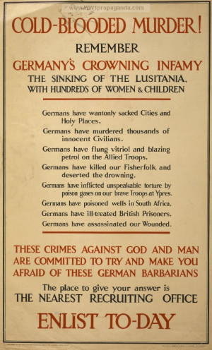 recruiting committee 1915 ww1 propaganda poster provided by loc