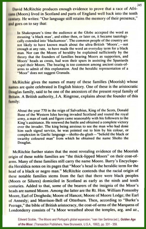 David McRitchie on the Black Scots – The Moors of Scotland