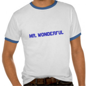 MR. WONDERFUL TEE SHIRTS