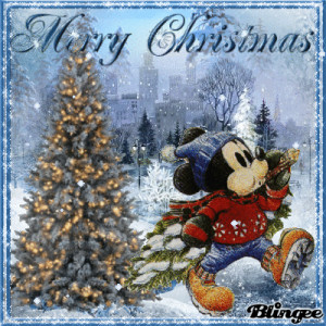 merry christmas mickey mouse