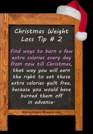 Christmas Weight Loss Tip #2