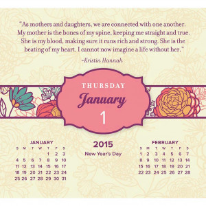 ... | Babies > Family & Friends >I Love You Mom 2015 Mini Desk Calendar