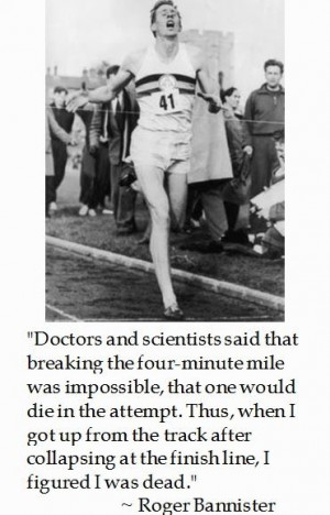 Roger Bannister on the Four Minute Mile