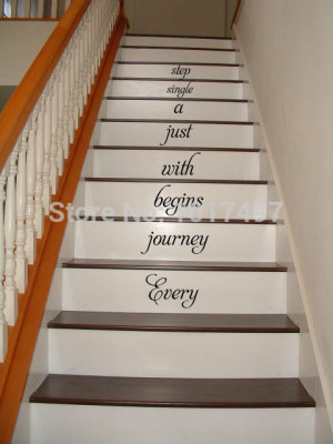 ... ..stairway Vinyl Decal Home Decor Wall Lettering Words Quotes ,C3101
