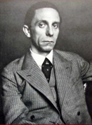 Joseph Goebbels, 1933 Portrait Photo Credit National Archives