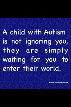 love and adore my nephew that has autism!