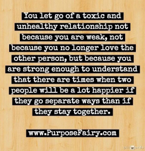 Letting Go Of Toxic Relationships