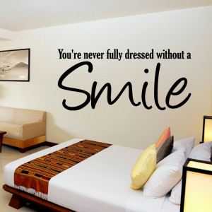 Wall Stickers Quote Small Smile Family Sayings Art