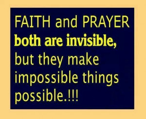 Faith and Prayer