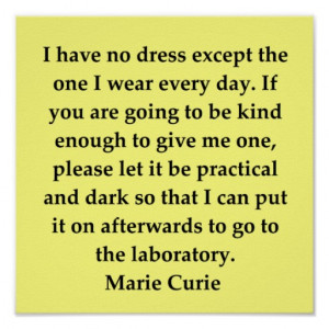 madam marie curie quote posters