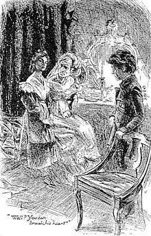 Miss Havisham with Estella and Pip ( H. M. Brock )