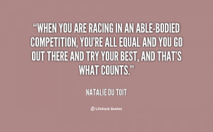 Natalie Du Toit Quotes