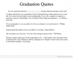 Inspirational Graduation Quotes Wallpaper #017