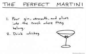 How to make the perfect martini – comic