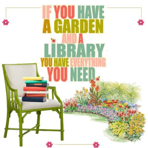 garden and a library ... Quite true... Just the coast :)