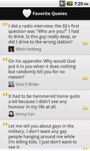 3000 jokes and funny quotes by 80 famous comedians like Mitch Hedberg ...