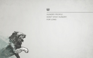 Hungry Lion Quote