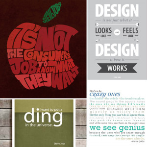 Steve Jobs Quote Posters