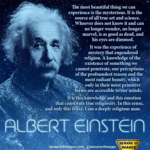 Albert Einstein on Religion