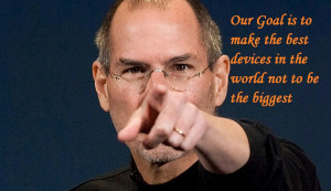 Home >> Quotes >> Steve Jobs Goal Quotes Wallpaper HD