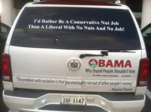 ... Sticker Of The Day: Obama – Why Stupid People Shouldn’t Vote
