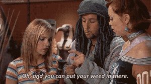 funny, movie, quote, text, the hot chick, weed