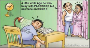 Facebook and Study Funny Cartoon Jokes, Cartoon Jokes