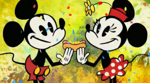 Mickey and Minnie Mouse in New York Weenie (2013)