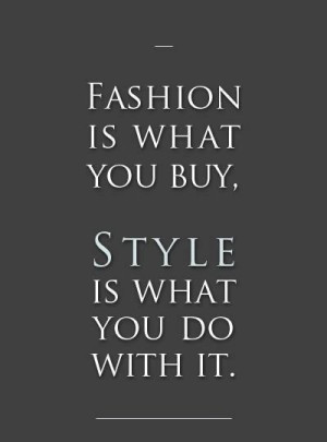 Fashion quotes