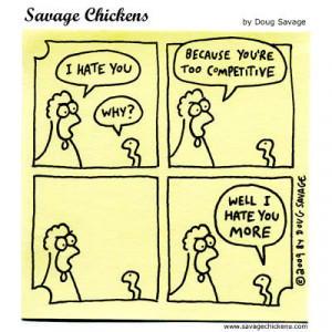 Hate Cartoon Savage Chickens Cartoons On Sticky Notes By Doug Comment ...