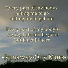 Olly murs runaway song lyric quote from the album Right Place Right ...