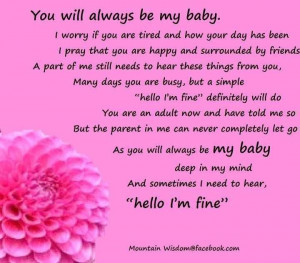 You'll Always be my Baby