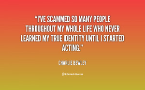 ve scammed so many people throughout my whole life who never learned ...