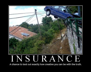 insurance: a chance to test out exactly how creative you can be