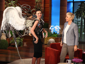 Miranda Kerr, Ellen DeGeneres Exchange Gifts