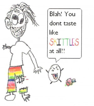 Funny Skittles Drawing Graphics Code Comments