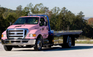 AAA Pink Tow Truck