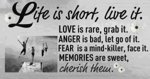 Yes it is cherish every moment