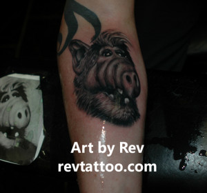 Fun Alf Quotes http://www.tattoopins.com/alf-portrait-tattoo/