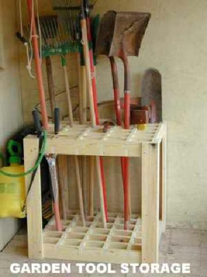 Garden Tool Storage Rack