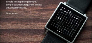 Simple solutions require the most advanced thinking