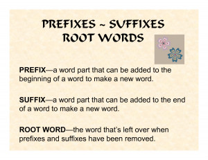 Root Word Examples And Images